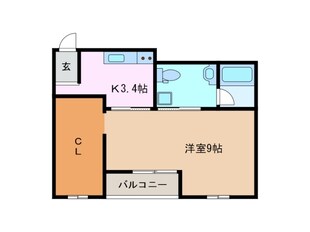 鈴鹿市駅 徒歩12分 2階の物件間取画像